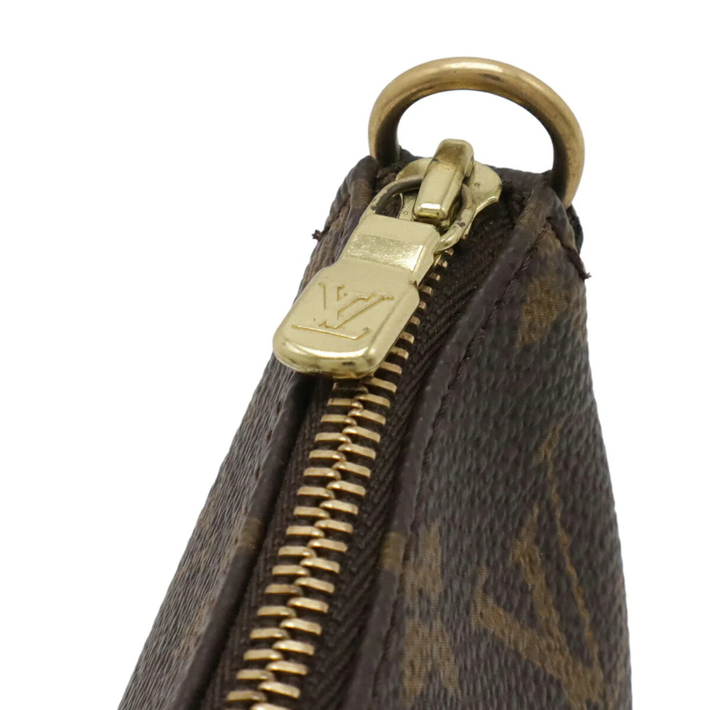 LOUIS VUITTON Authentic Brown Monogram Pochette Mini Bag - Picture 5 of 9